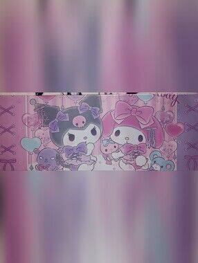 New!Sanrio My Melody & Kuromi Pink Desk Mat/ Mouse Pad 12"X24"